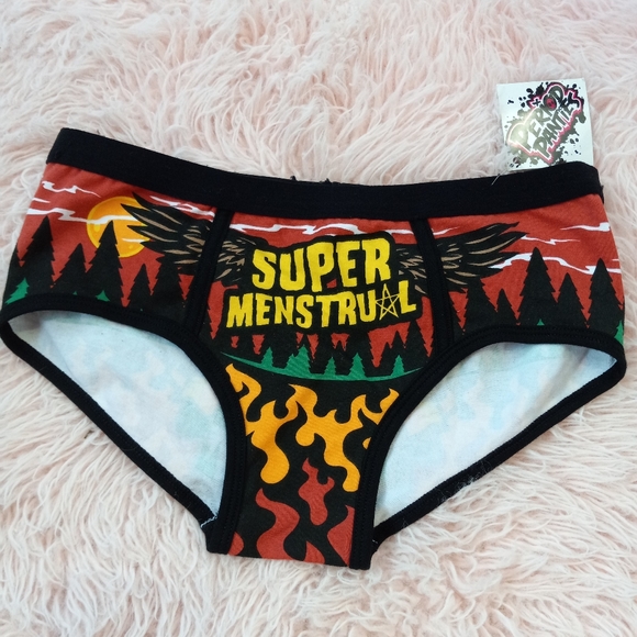 Period Panties!🩸Nwt Supernatural meme super comfy briefs for that time of  month